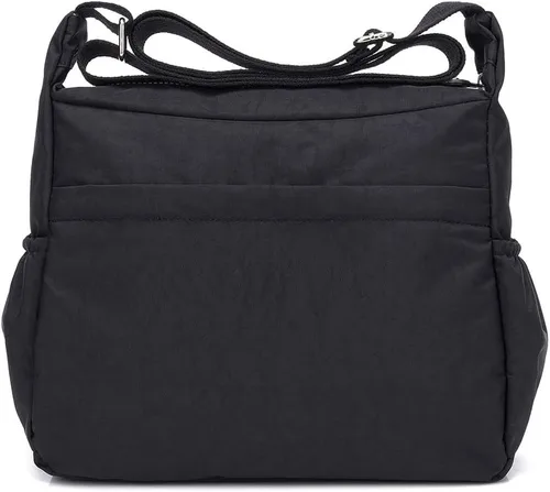 Vista 4 de MINTEGRA Bolso cruzado para mujer, bolso de hombro impermeable de nailon, bolsillo ligero
