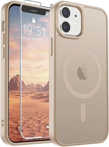 Vista 336 de SUPFINE Funda magnética para iPhone SE 2022 (3ª)/2020 (2ª), iPhone 8 (compatible con MagSafe) (protección contra caídas de grado militar), funda