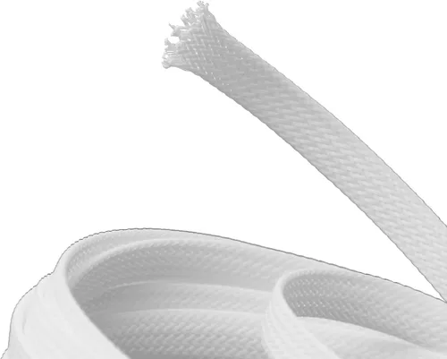 Vista 4 de Othmro Funda de cable trenzado expandible de PET de 16.4 pies, protector de cable flexible de 5/16 pulgadas, funda de organización de cables