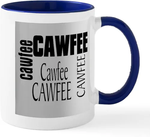 Vista 19 de CafePress Cawfee - Taza de café de cerámica (11.0 fl oz)