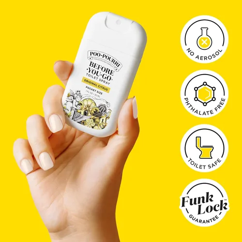 Vista 6 de Poo-Pourri Before-You-Go - Aerosol para inodoro de bolsillo, cítricos