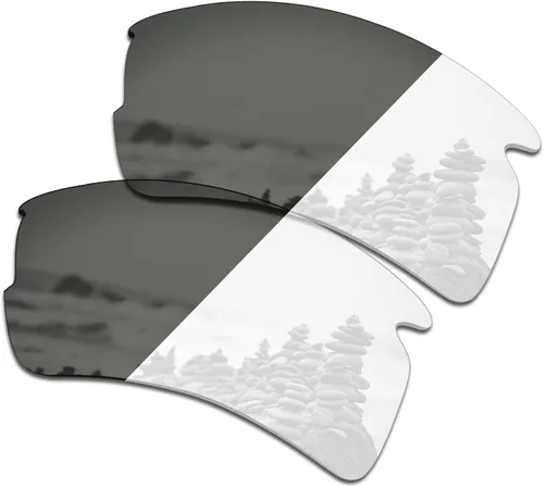 Vista 3 de SmartVLT Juego de 4 lentes de repuesto para hombre Oakley Flak 20 XL OO9188 paquete combinado de gafas de sol S01
