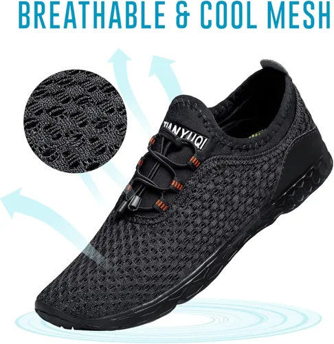 Vista 3 de Belilent - Zapatos livianos de secado rápido para deportes acuáticos, para hombre y mujer, para el aire libre, la playa y la alberca