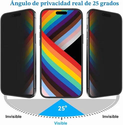 Vista 3 de Mothca Protector de pantalla de privacidad mate para iPhone Air [6.5 pulgadas] con herramienta de fácil instalación, antiespía antirreflejos