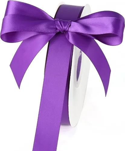 Vista 13 de MAYREEL Cinta de satén negra de 7/8 pulgadas de doble cara para envolver regalos, manualidades, lazos para el pelo, decoración de fiesta, ramos