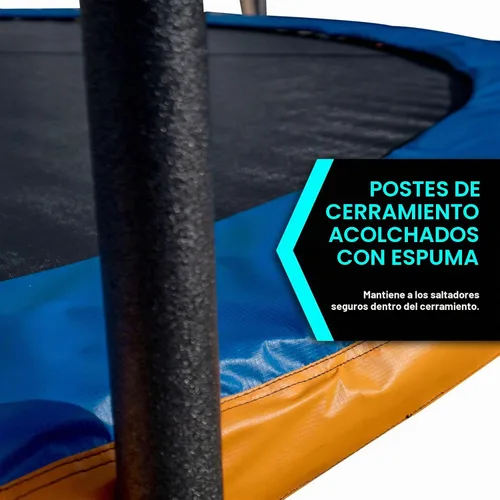 Vista 7 de Sportspower Trampolín para exteriores con red de seguridad, 15 pies