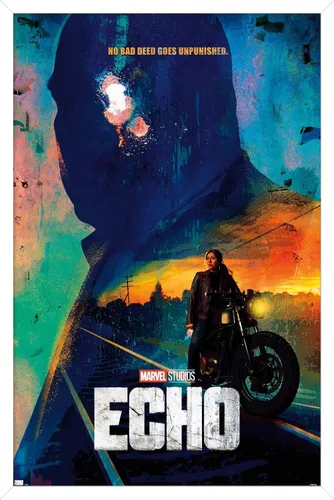 Vista 13 de Trends International Marvel Echo - Póster de pared de una hoja, 22.4 pulgadas de largo x 14.7 pulgadas, versión enmarcada de madera de granero