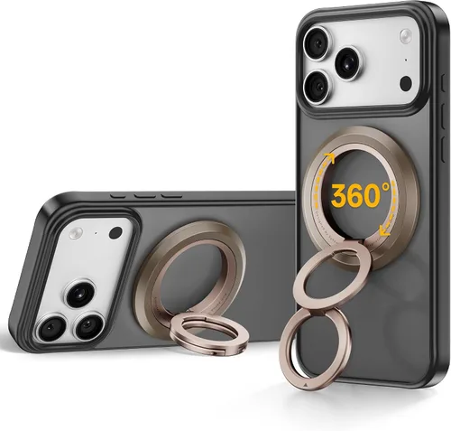 Vista 15 de SYNCWIRE Soporte magnético para anillo de teléfono, para soporte MagSafe para teléfono 360° Rotation, Double-Sided Magnet, Cell Phone Grip Finger