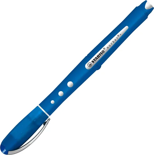 Vista 2 de Rollerball - STABILO worker+ colorida caja de 10 unidades, color azul