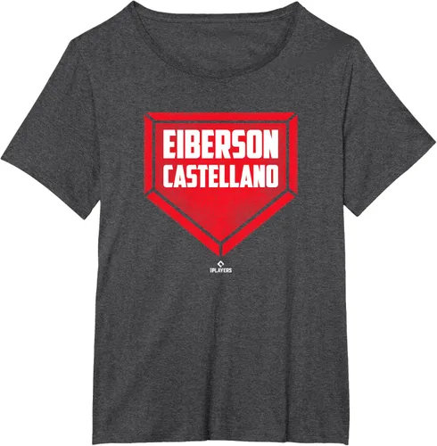 Vista 4 de Home Plate Gameday Eiberson Castellano Prospect Baseball Fan T-Shirt
