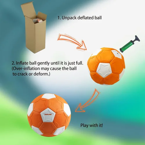 Vista 3 de Swerve and Curve - Balón de fútbol tamaño 4, pelota de entrenamiento de fútbol con paneles especiales para jugar, juegos de actividades al aire