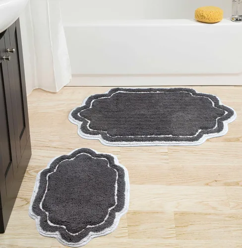 Vista 27 de Home Weavers - Tapete de baño 100% algodón copetudo, supersuave y absorbente, lavable a máquina y apto para secadora lino