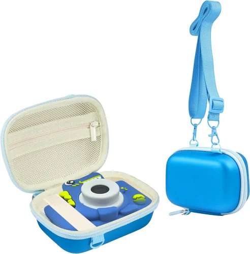 Vista 9 de Leayjeen Funda para cámara para niños compatible con OUTUVAS/Goopow/Mgaolo/HOOMOON/Juguetes de cámara para niños y videocámara digital para niños