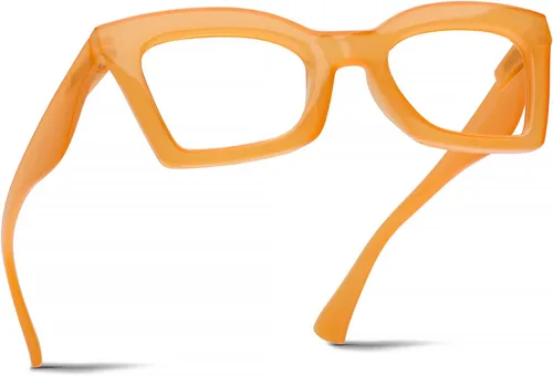 Vista 7 de AQWANO Stylish Blue Light Reading Glasses for Women, Fashion Butterfly Design Computer Readers Eyeglasses
