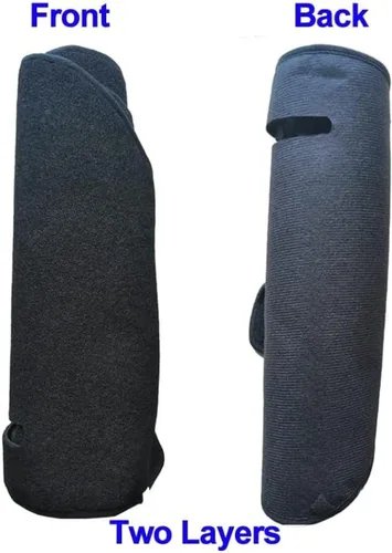 Vista 5 de BIVVI Alfombrilla antideslizante para tablero de instrumentos de coche, para J&Eep para brújula 2011 2012 2013 2014 2015 2016 2017 antideslizante
