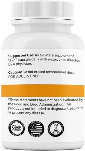 Vista 2 de SOS L-teanina, suplemento de enfoque de apoyo cerebral, 100 mg, 120