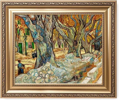 Vista 72 de IPIC - Campo de trigo con cuervos, reproducción artística de Vincent Van Gogh. Lienzo de giclée para decoración del hogar 10#F (20 x 16)