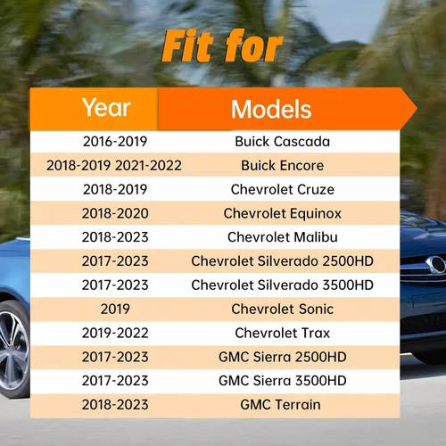 Vista 5 de FUSCH Sensor de presión y temperatura de aire de admisión, sensor de presión absoluta del colector MAP Compatible con Buick Cascada Encore Chevrolet
