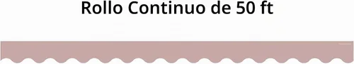 Vista 8 de Teacher Created Resources Borde enrollado festoneado malva claro – 50 pies – Decora tablones de anuncios, paredes, escritorios, ventanas, puertas