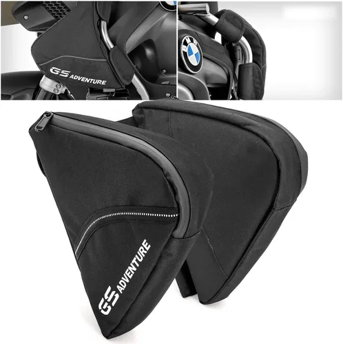 Vista 6 de Para B.M.W R1200GS ADV LC R 1200 GS Crash Bar bolsa motocicleta herramienta colocación bolsa marco triple esquina paquete caja de herramientas