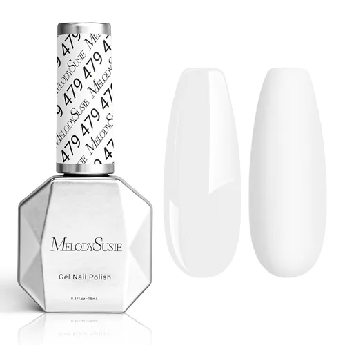 Vista 19 de MelodySusie - Esmalte de uñas en gel con brillo perla rosa brillante, 0.5 fl oz, efecto hilo, con acabado de concha rosa brillante, UV LED