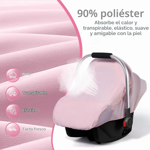 Vista 3 de Funda de asiento de coche de bebé para Doona, Craco, funda de asiento de coche infantil para niñas