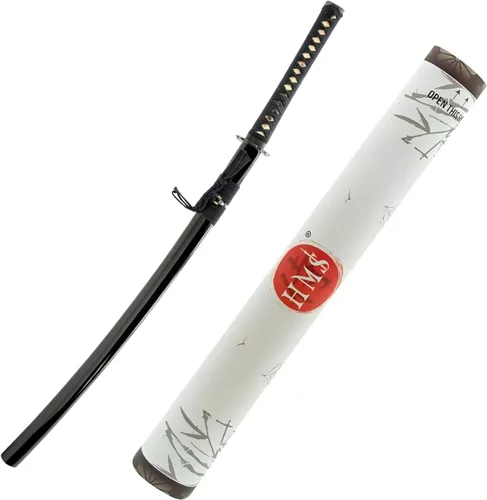 Vista 15 de Katana Samurai - Espada para exhibición, forjada a mano, acero al carbono