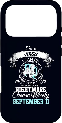 Vista 30 de Virgo Zodiac Sign Astrology Horoscope September 11 Birthday Case for iPhone 17