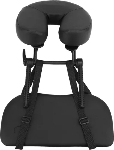 Vista 9 de Reposacabezas de masaje para cama, almohada de masaje para la cara, almohada de masaje boca abajo, ajustable y plegable, almohada de cuna facial