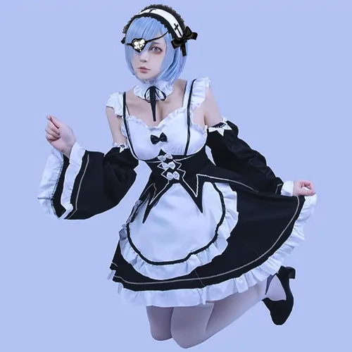 Vista 6 de LaVenty Lolita Accesorios de encaje Lolita Diadema Lolita Maid tocado Vintage Lolita Cosplay Fiesta Accesorios para el cabello