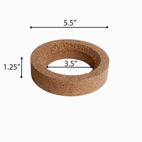Vista 2 de Cork-Ring-3 Anillo de laboratorio de corcho, 3.543 in x 5.512 in