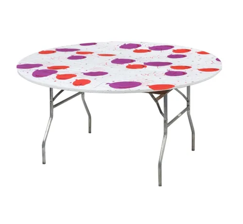 Vista 7 de Cubierta para mesa redonda Kwik-Cover, 24", Verde, 100