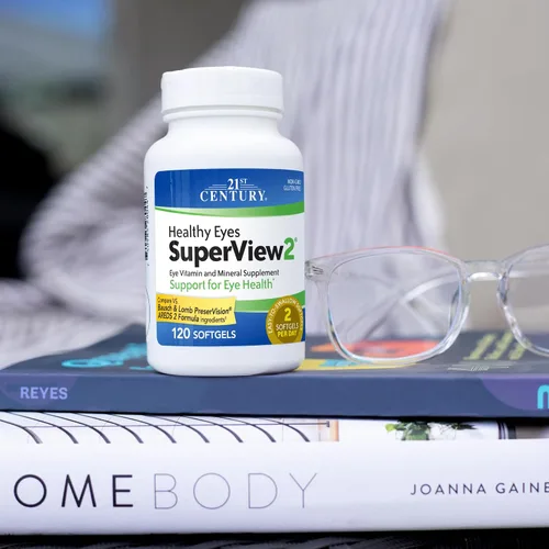 Vista 5 de 21st Century Healthy Eyes SuperView 2 cápsulas blandas, 120