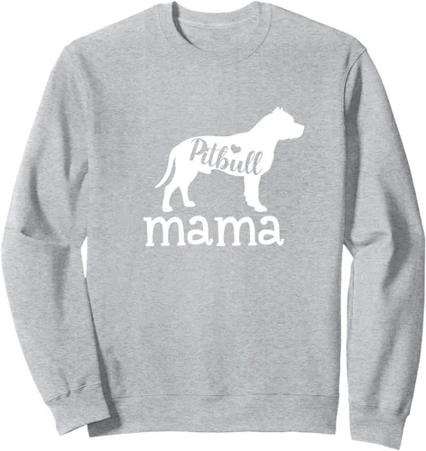 Vista 3 de Pitbull - Sudadera de Navidad para mamá, regalo para mamá, perro Pitbull, cachorro, amante de las mascotas, Negro