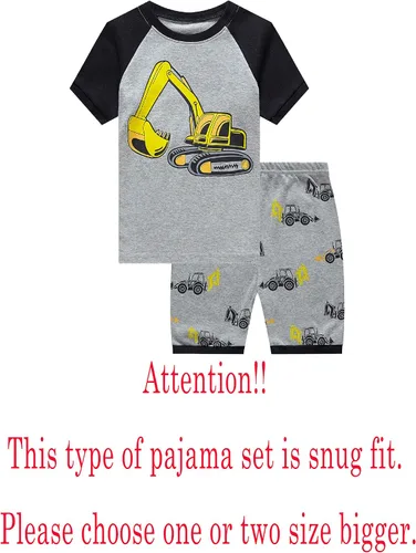Vista 2 de Pijama Family Feeling para niño, conjunto de pijama con short, 100% algodón