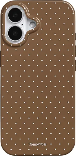Vista 43 de inewateri Funda compatible con iPhone 11 con bonito diseño estético de lunares a la moda, fundas simples para TPU suave, funda de protección Negro