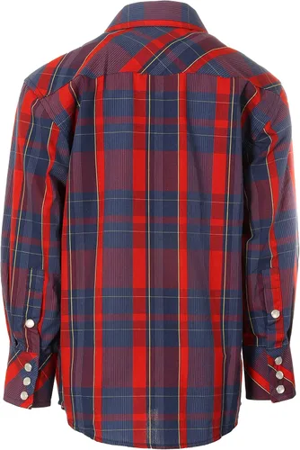 Vista 2 de Gioberti - Camisa de manga larga con botones de perla para niños