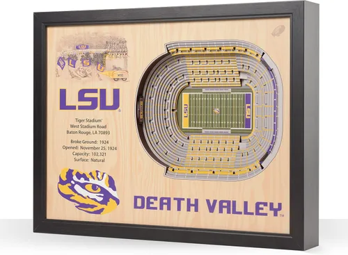 Vista 51 de YouTheFan NCAA Arte de Pared StadiumView de 25 Capas