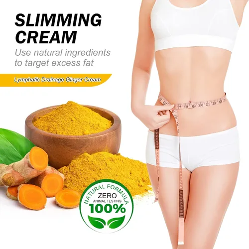 Vista 6 de 2 unidades de crema adelgazante de jengibre, crema caliente anticelulítica, gel adelgazante de cuerpo completo, quema de grasa para el vientre
