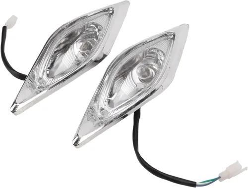 Vista 7 de POCREATION Juego de faros delanteros LED ATV, lámpara izquierda y derecha de 3 cables de 12 V para 125 4 ruedas Quad