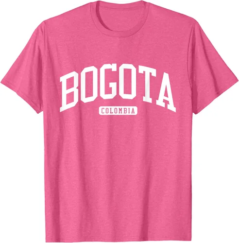 Vista 39 de Camiseta estilo universitario de Bogotá Colombia, Negro