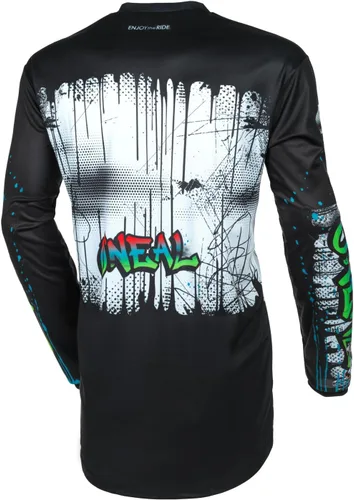 Vista 3 de O'Neal Element V.24 - Camiseta para hombre, color rancid negro y blanco, talla M