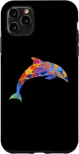 Vista 11 de iPhone 15 Dolphin Lover - Linda funda de delfines de animales oceánicos