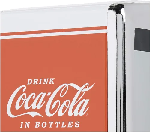 Vista 4 de TableCraft Coca-Cola CC342 - Dispensador de servilletas de Coca-Cola, color rojo, pequeño