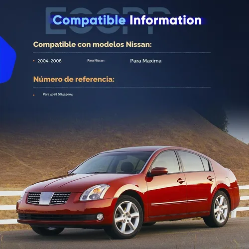 Vista 2 de ECCPP Elevador soporta amortiguadores de resortes de gas para Nissan