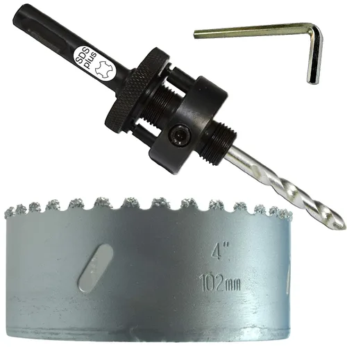 Vista 44 de Kit de extensión y eje de sierra perforadora de 7/16 pulgadas: 2 ejes hexagonales de 1/2 pulgadas y extensión de 12 pulgadas para sierras
