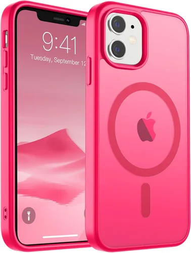 Vista 144 de SUPFINE Funda magnética para iPhone SE 2022 (3ª)/2020 (2ª), iPhone 8 (compatible con MagSafe) (protección contra caídas de grado militar), funda