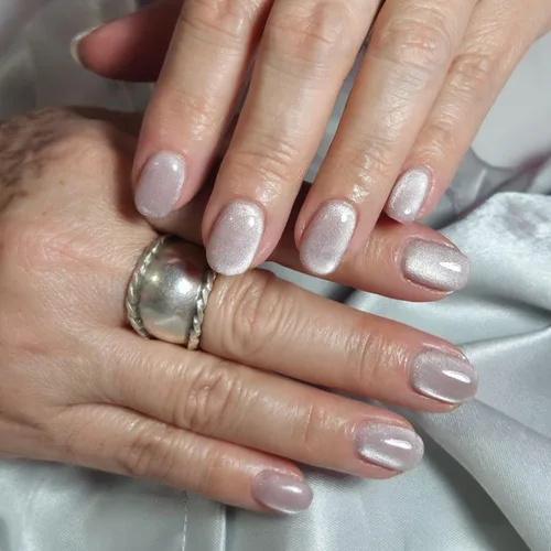 Vista 14 de modelones Uñas cortas a presión, kit de uñas postizas ovaladas