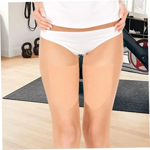 Vista 2 de Cinta de levantamiento de muslos, 20 piezas de prevención de rozaduras de muslos, cinta adhesiva e invisible, transpirable e impermeable