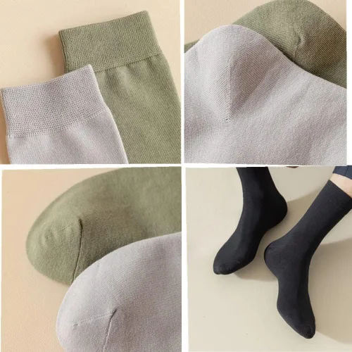 Vista 5 de Losa Kute 510 Pairs Crew Socks for Women Soft Cotton Socks Size 5-9 9-11